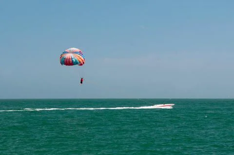 Parasailing Foto stock