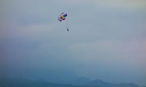 Parasailing Foto stock