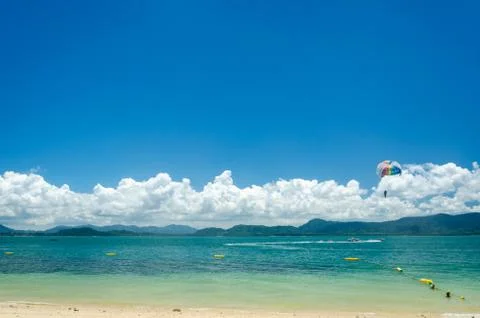 Parasailing Stock Photos