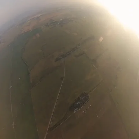 Parasailing in the sky Stock Footage 69717133