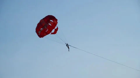 Parasailing type of entertainment Video stock 201412515