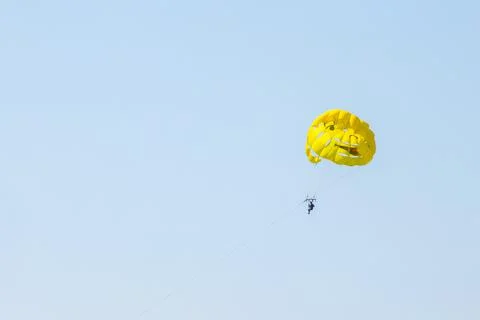 Parasailing View From Above 写真素材