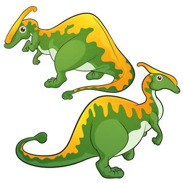 Parasaurolophus Stock Illustration