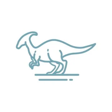 Parasaurolophus Stock-Illustration