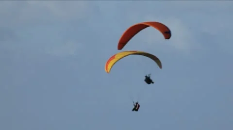Parasend Stock Footage 8951874