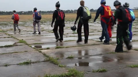 Parashutists Stockbeeldmateriaal 8658163