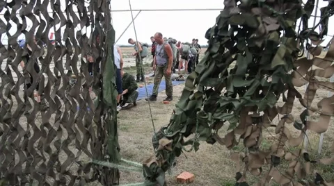 Parashutists Stock Footage 8658273