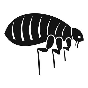 Parasite bug icon, simple style 스톡 일러스트