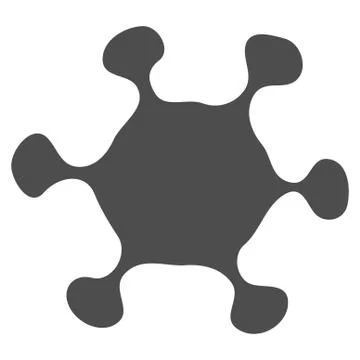 Parasite Cell Flat Icon Stock Illustration