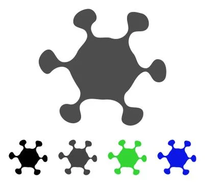 Parasite Cell Vector Icon Stock Illustration