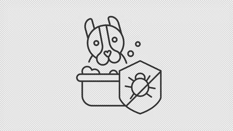 Parasite control line animation 動画素材 273688101