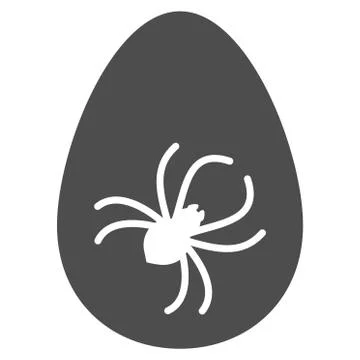 Parasite Egg Flat Icon Stock Illustration