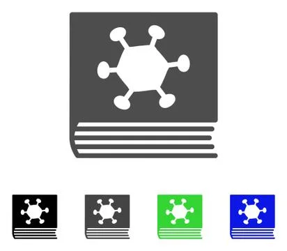 Parasite Encyclopedia Vector Icon Stock Illustration