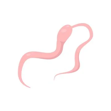 Parasite icon flat isolated vector Stock Illustration