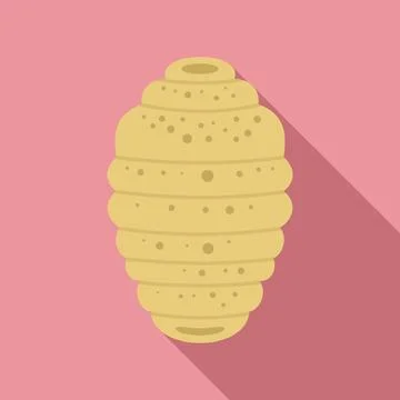 Parasite leech icon, flat style Stock Illustration