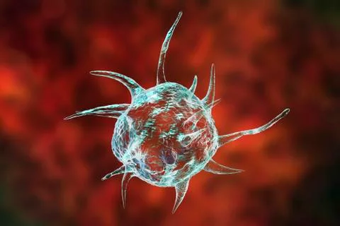 Parasite, pathogenic microbe Illustration