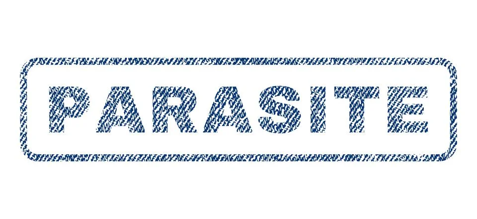 Parasite Textile Stamp Stock-Illustration