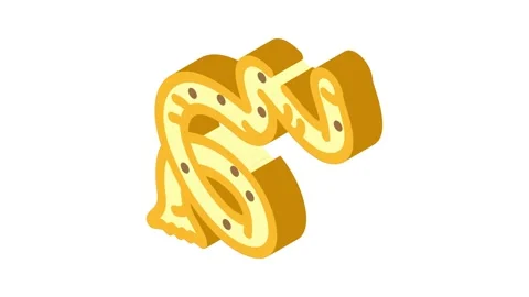 Parasite worm isometric icon animation 動画素材 327281899