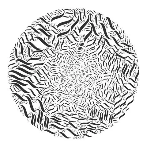Parasite Worms Icon Spheric Cluster Collage Illustration