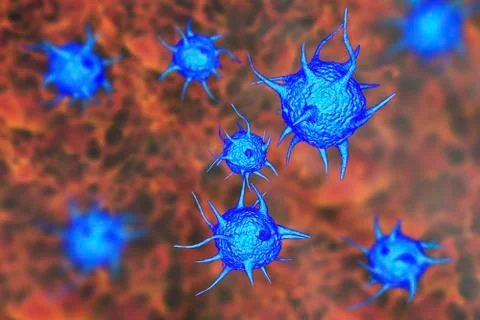 Parasites, pathogenic microbes Illustration