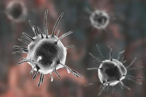 Parasites, pathogenic microbes Illustration