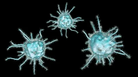 Parasites, pathogenic microbes Illustration