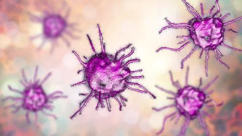 Parasites, pathogenic microbes Illustration
