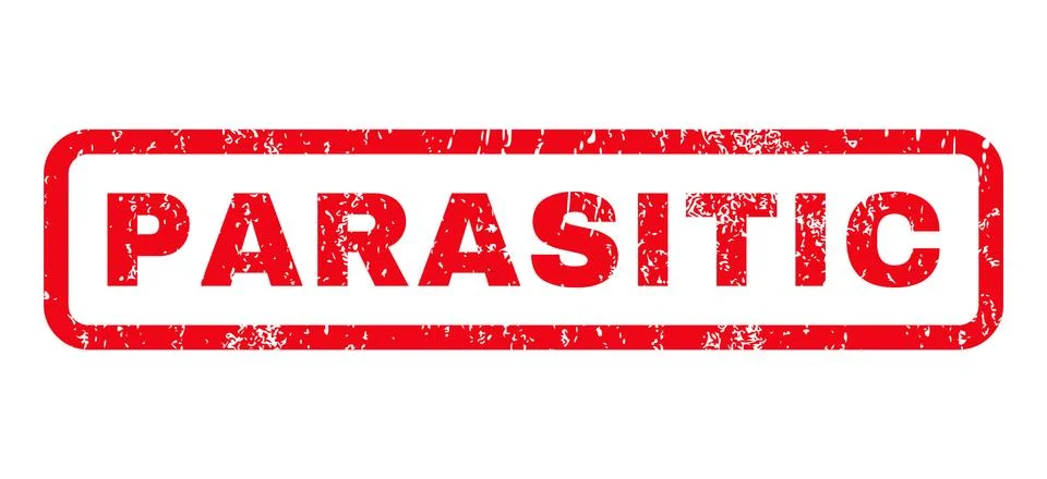 Parasitic Rubber Stamp Illustration