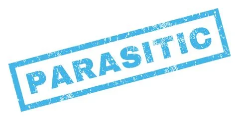 Parasitic Rubber Stamp Illustration