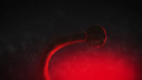 A Parasitic Tapeworm inside Human or Pet's Body Stock Footage 310217897