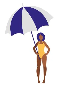 Parasol beach design 스톡 일러스트