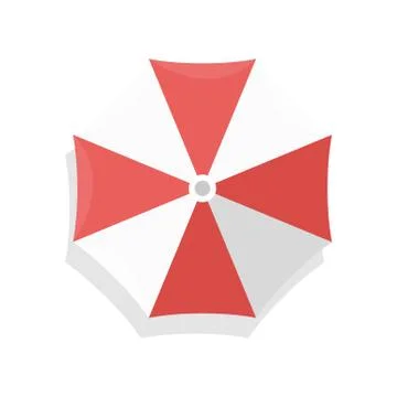 Parasol. Icon on isolated background Stock Illustration