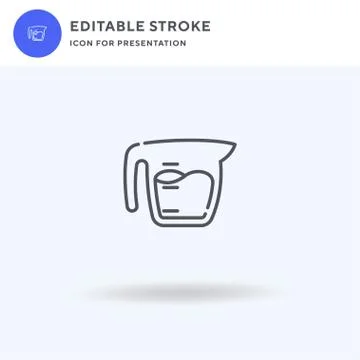 Parasol icon vector, filled flat sign, solid pictogram isolated on white, logo Illustrazione stock