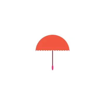 Parasol Icon Vector Stock Illustration