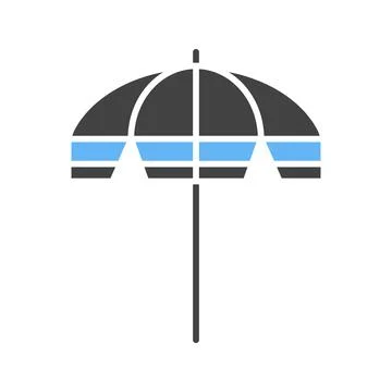 Parasol icon vector image. Stock Illustration