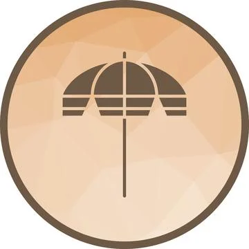 Parasol icon vector image. Stockillustratie