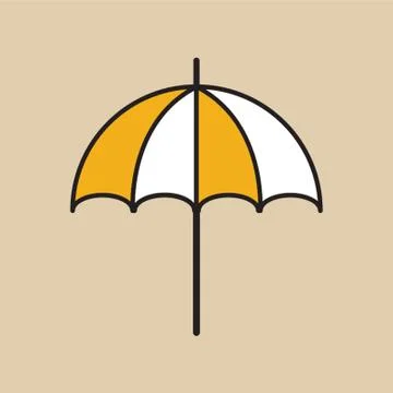 Parasol Illustrazione stock