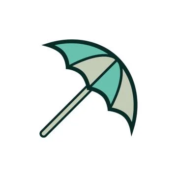 Parasol Illustrazione stock