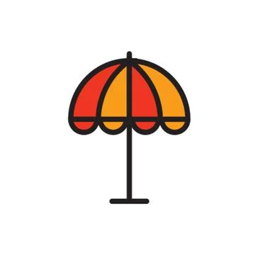 Parasol Illustrazione stock