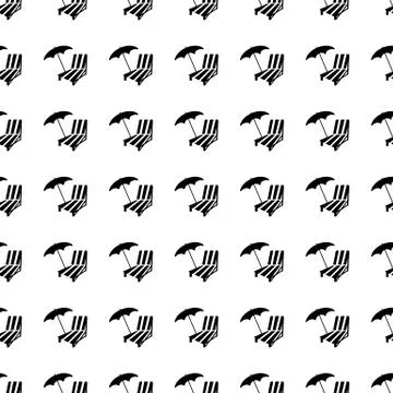 Parasol seamless pattern. Vector 스톡 일러스트
