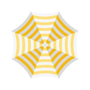 Parasol summer accessory Illustrazione stock