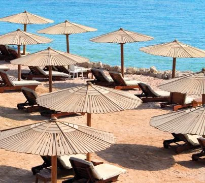 Parasols Stock Photos