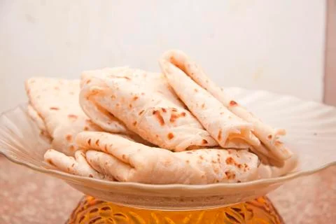 Paratha, indian flat-bread 写真素材