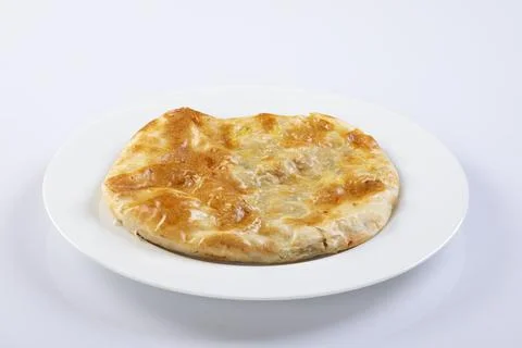 Paratha isolated on white background Stock Photos
