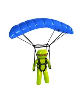 Paratrooper Illustrazione stock