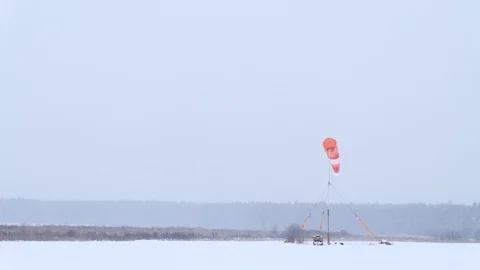 Paratrooper is landing 스톡 동영상 99582923