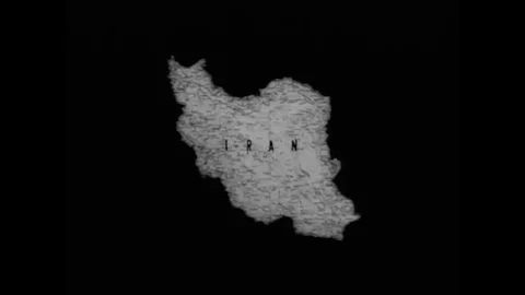 Paratroopers parachute out of a warplane during a flight and they land in a Stock Footage