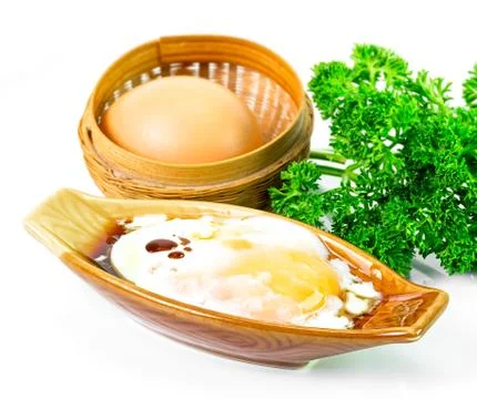 Parboil egg Stock Photos