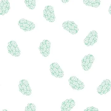 Parboiled rice glyph seamless pattern Stock Illustration
