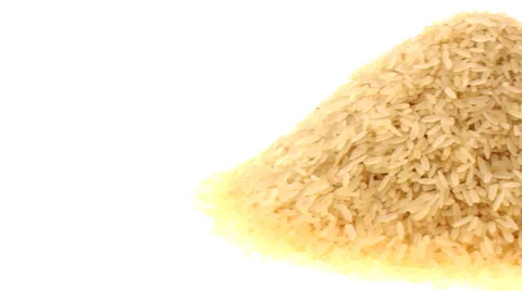 Parboiled rice pan 2 Stock Footage 32744301